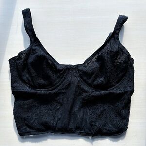 Black corset top